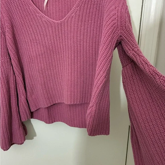 Free People Bell Sleeve Sweater Size S - Picture 5 of 7